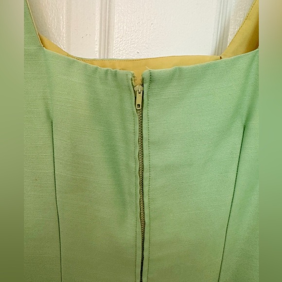 Vintage 60s / 70s Dress, Mint Green in excellent condition - Picture 3 of 4